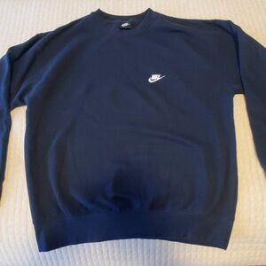 Men's Nike Crewneck Sweatshirt Navy Blue Large